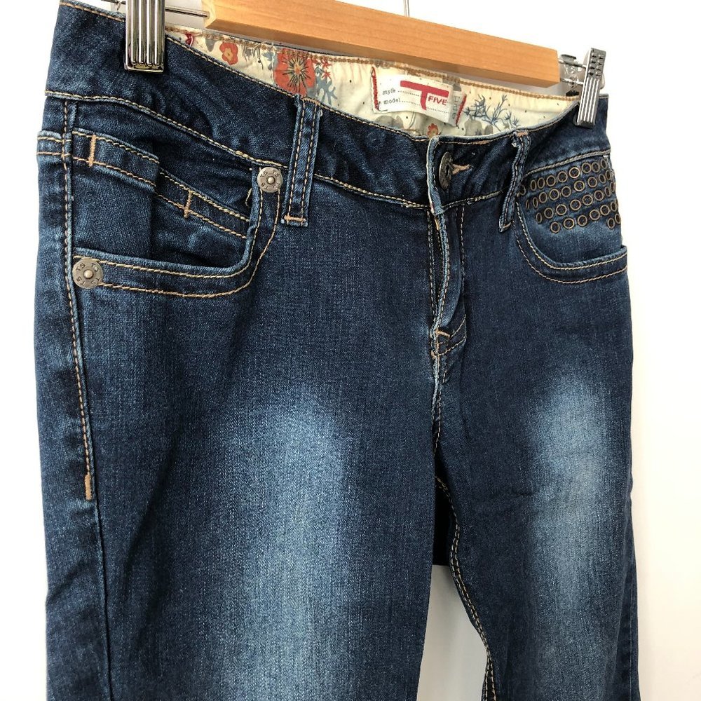 Dark Blue Skinny Jeans - Picture 2 of 9